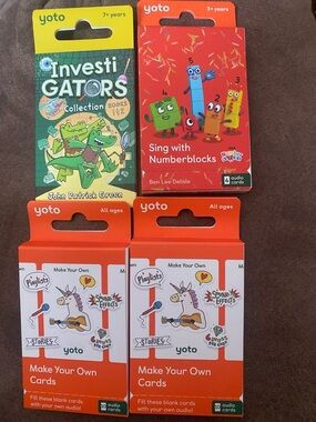 Yoto Make Your Own Cards - Orange (Pack)